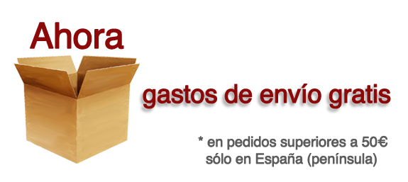Ahora gastos de envío gratuitos en pedidos online superiores a 50€
